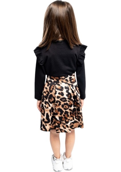 Triko Leopar Etekli 2 Li Takım 2/5 Yaş