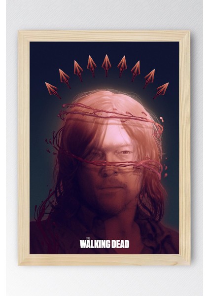 The Walking Dead Daryl Dixon Çerçeveli Tablo - Dizi Posteri Tablo
