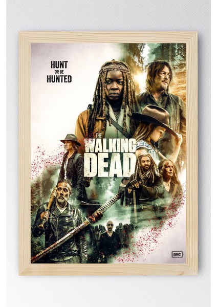The Walking Dead Çerçeveli Tablo - Dizi Posteri Tablo