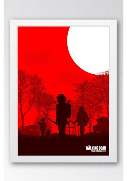 The Walking Dead Çerçeveli Tablo - Dizi Posteri Tablo