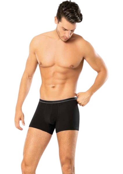 Looksense Erkek Dude Ince Bel Şeritli Lastikli Likralı Boxer 1201