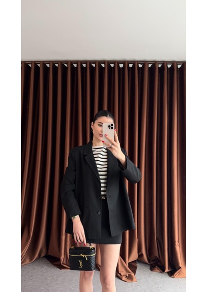 Premium Siyah Blazer Ceket