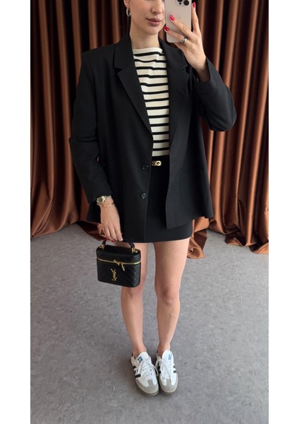Premium Siyah Blazer Ceket