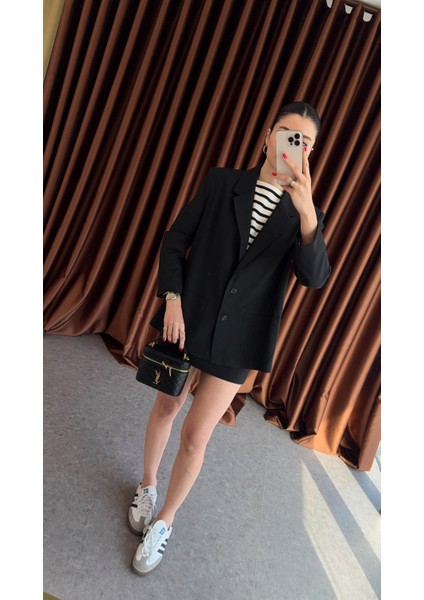 Premium Siyah Blazer Ceket