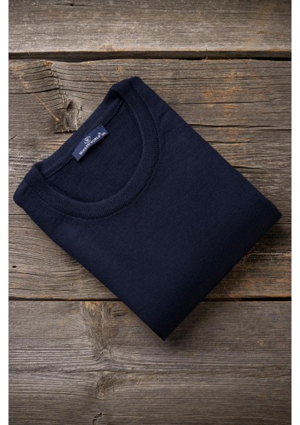 Bisiklet Yaka Battal (Büyük Boy) Yünlü Triko Kazak