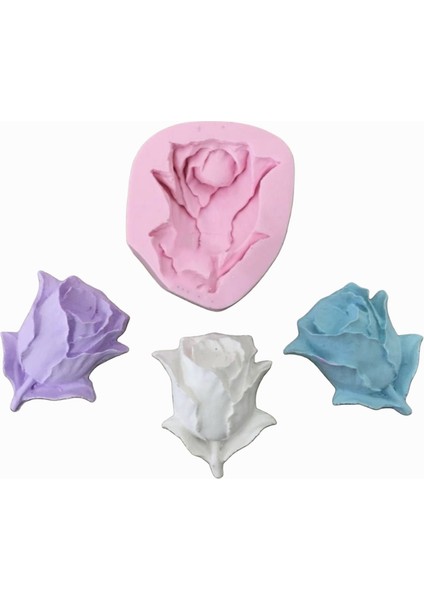 Mini Lale Çiçek 5,5cm Silikon Kalıp K-064 modelleri