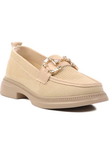 Bej Kadın Günlük Ayakkabı