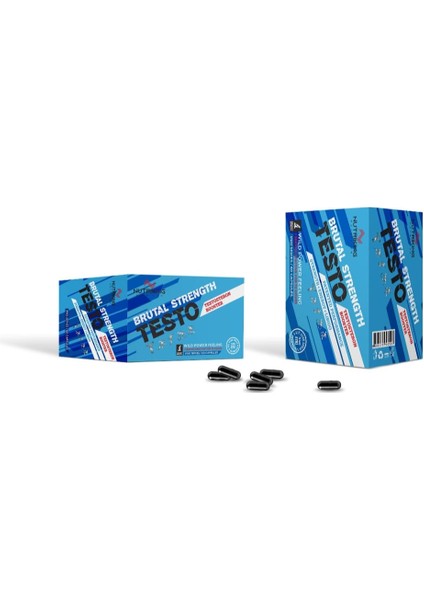 Brutal Strength Testo Booster+ Ashwagan*dha Pro Series 60 Kapsül
