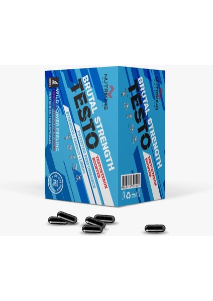 Brutal Strength Testo Booster+ Ashwagan*dha Pro Series 60 Kapsül