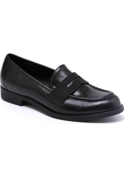 Kadın Oxford ( Klasik) 6A5333 Comart 5333 Vitello Ry Nero