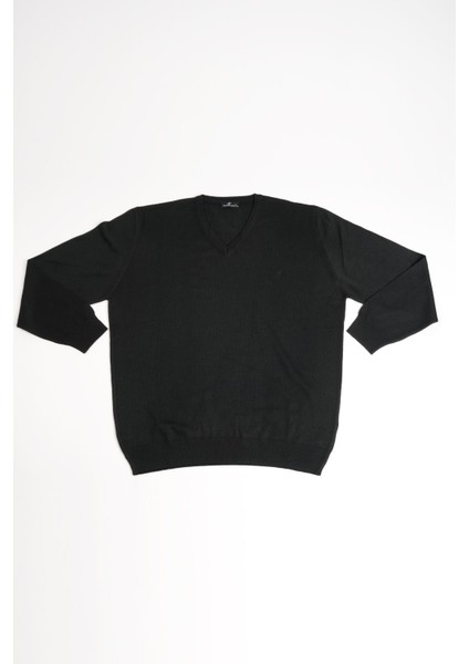 V Yaka Battal (Büyük Boy) Yünlü Triko Kazak fiyatları