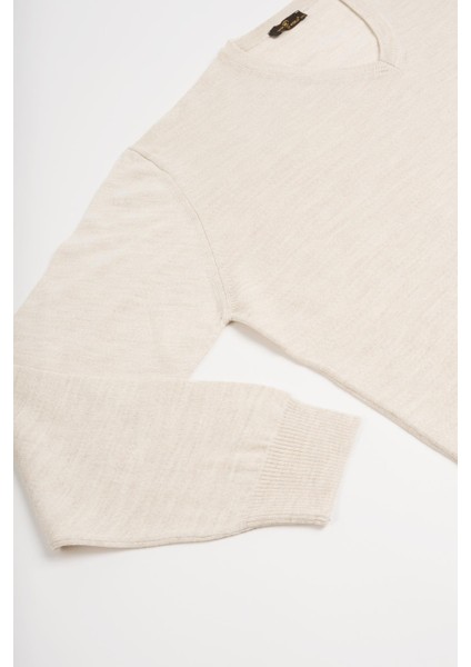 V Yaka Battal (Büyük Boy) Yünlü Triko Kazak fırsatları