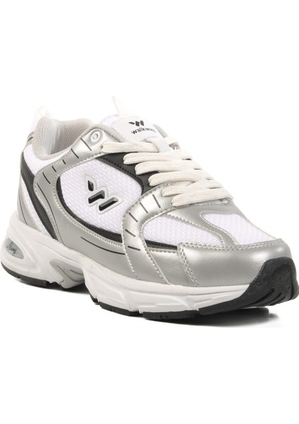 Beyaz Siyah Spor Ayakkabı