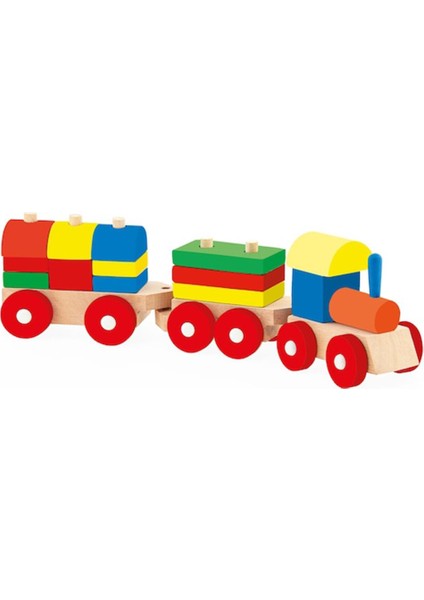 Playwood Kutuda Eğitici Ahşap Bloklu Tren fiyatları