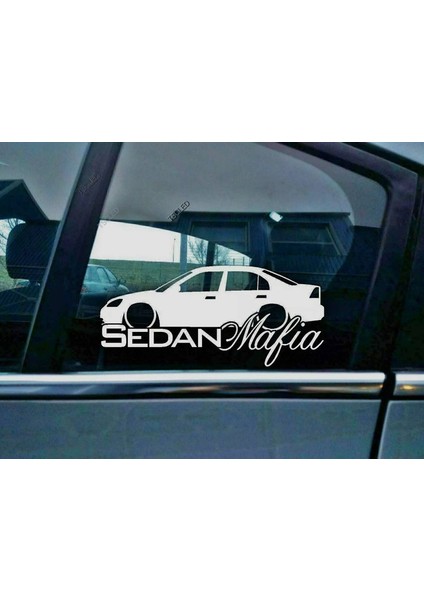 Civic Es Kelebek Cam Araba Oto Sticker 19 cm 2 Adet