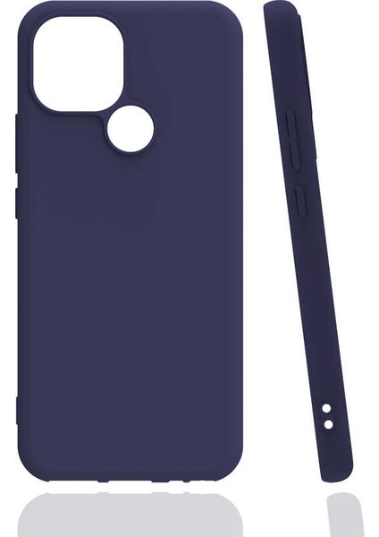 General Mobile 21 Kılıf Mat Esnek Biye Silikon Kılıf-Lacivert