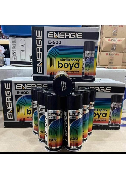 E-600 Sprey Boya - Parlak Beyaz Gloss Whıte RAL9010