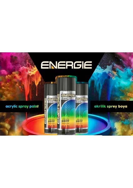 E-600 Sprey Boya - Parlak Beyaz Gloss Whıte RAL9010