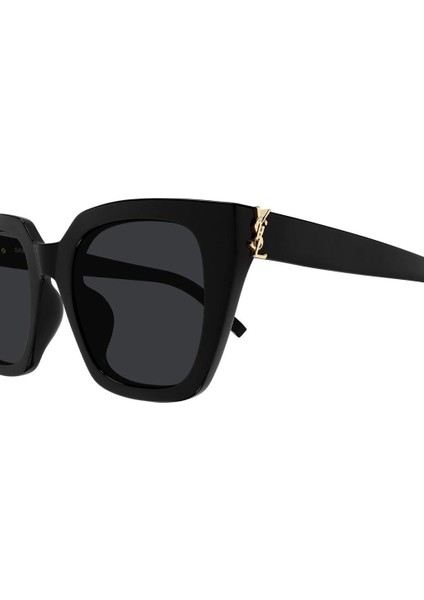 Saint Laurent Paris SL M143 001 51-23 Kadın Güneş Gözlüğü – Siyah Asetat Çerçeve, Füme Mat Cam, UV400 modelleri