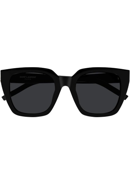Saint Laurent Paris SL M143 001 51-23 Kadın Güneş Gözlüğü – Siyah Asetat Çerçeve, Füme Mat Cam, UV400 fırsatları