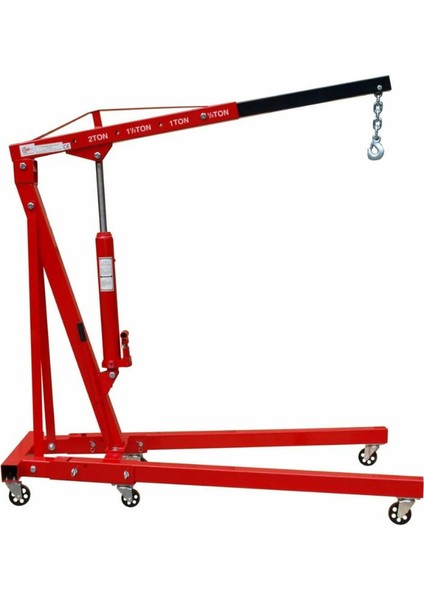 2 Ton Katlanır Hidrolik Vinç Calaskal Üç Ayaklı Motor İndirme Vinci