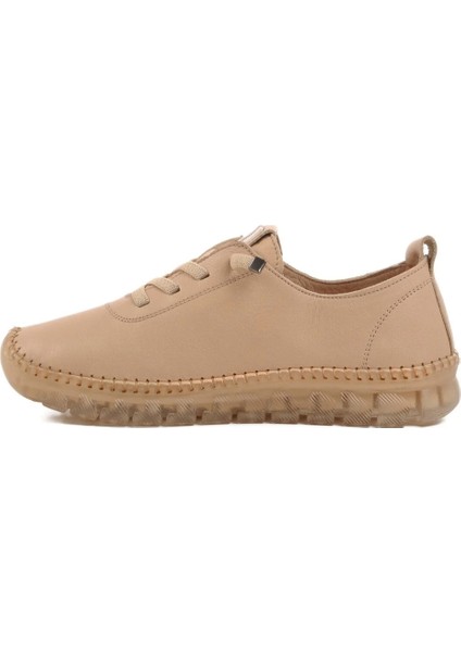 9050 Zn Kadın Bej Nata Deri Casual Ayakkabı fiyatları
