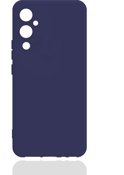 Tecno Pova Neo 2 Kılıf Mat Esnek Biye Silikon Kılıf-Lacivert + Nano Ekran Koruyucu