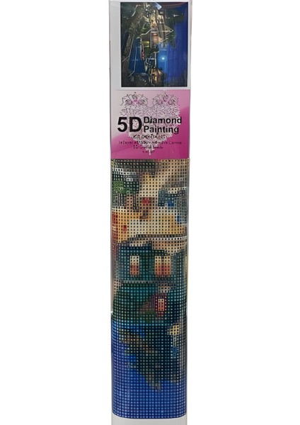 5d Yapışan Boncuk Goblen Mozaik Tablo Pano 40 x 50 cm 76352