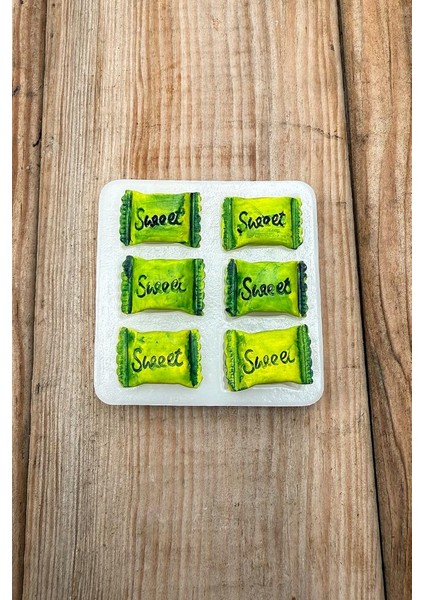Sweet Altılı Silikon Mum Kalıbı