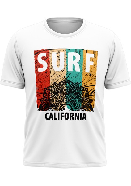 Surf Baskılı Unisex Tshirt, Hediye Tshirt, Ww1