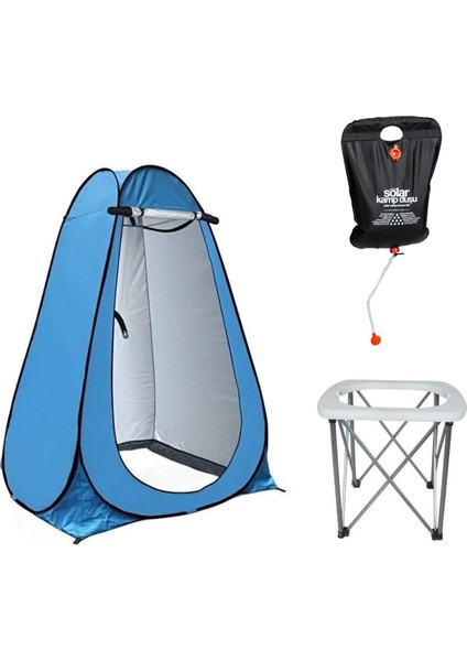 Yekoutdoor Otomatik Çadır Wc ve Duş Seti 120X120X190