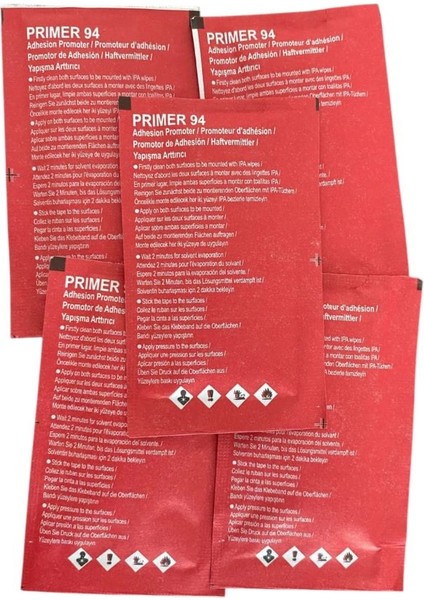 Primer 94 Bant Yapışma Arttırıcı/kuvvetlendirici Mendil /5 Adet