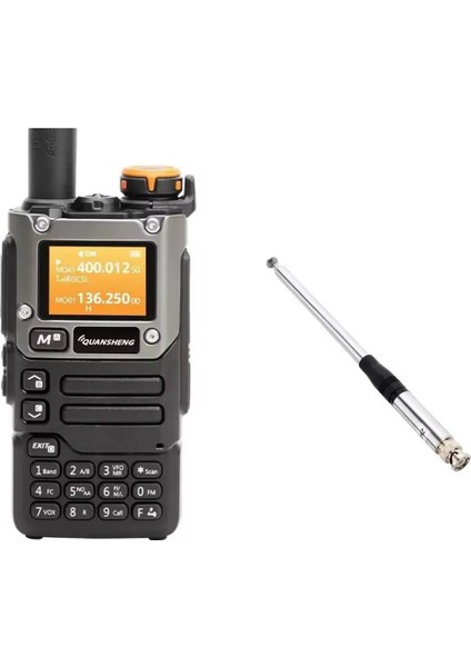 si ile Quansheng Uv-K6 El Telsizi 27 Mhz Cb Anten Paket