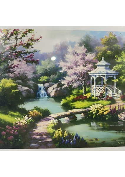 5d Yapışan Boncuk Goblen Mozaik Tablo Pano 40 x 50 cm 77197