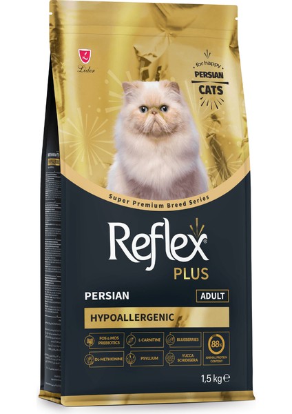 Plus Persian Tavuklu ve Yaban Mersinli Yetişkin Kedi Maması 1.5 kg
