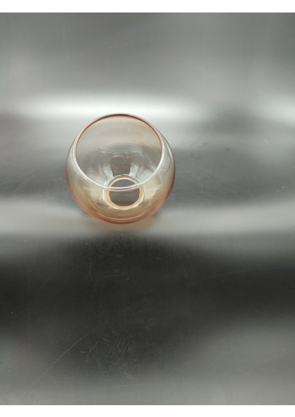 Küçük Avize Camı.düz Bal RENKTE.(ÇAP:10.00CM-DUY YUVASI:3.00CM)MUM Ampule Göre(E.14)