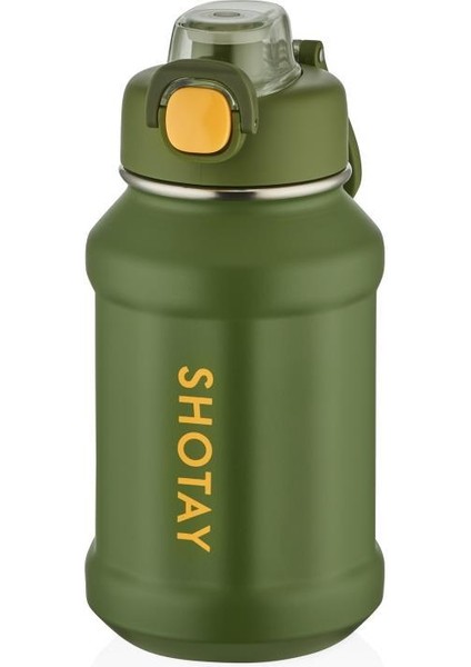 Çelik Termos Matara 720ML Koyu Yeşil