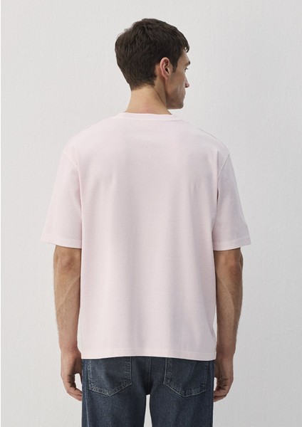 Pembe Tişört Loose Fit / Bol Rahat Kesim 0612494-70989 fiyatları