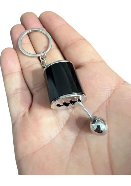 Hareketli Araba Vitesi Anahtarlık 6 Ileri Hareketli Otomatik Vites Şeklinde Anahtarlık Kutulu Siyah indirimleri