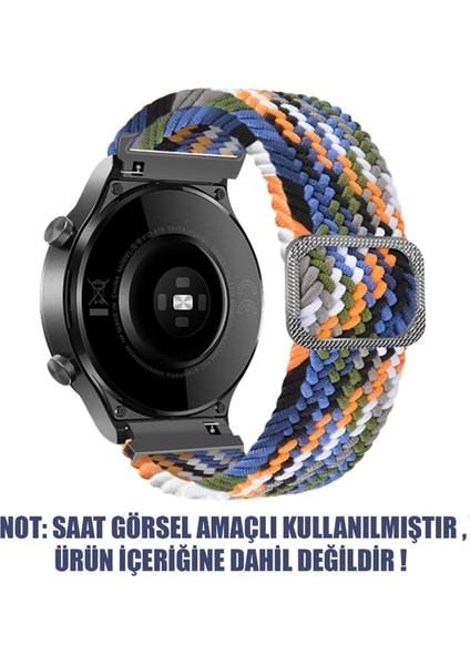Amazfit Gtr 47MM / Amazfit Gtr 47MM Lite Uyumlu Ayarlanır Tokalı Kordon 22MM modelleri