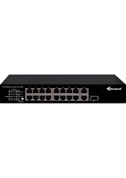 16 Port Fast Ethernet Yönetilemez Switch