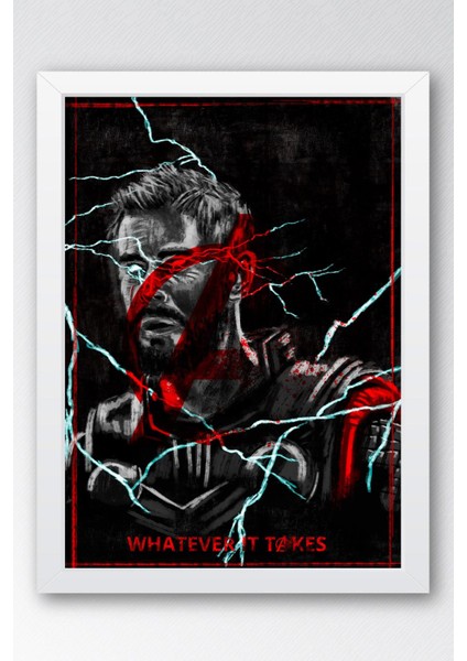 Thor Çerçeveli Tablo - Marvel Film Posteri Tablo