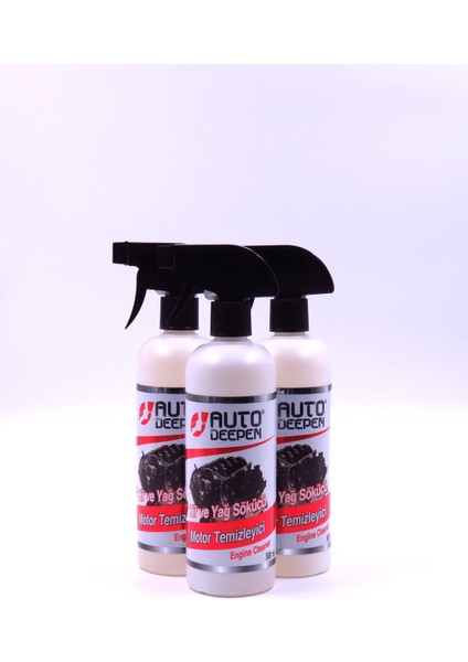 3'lü Avantaj Set, Araç Motor Temizleyici 500 Ml, Kir ve Yağ Sökücü, Koruyucu Tabaka Oluşturur
