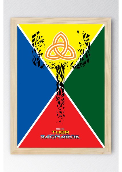 Thor Ragnarok Çerçeveli Tablo - Marvel Film Posteri Tablo