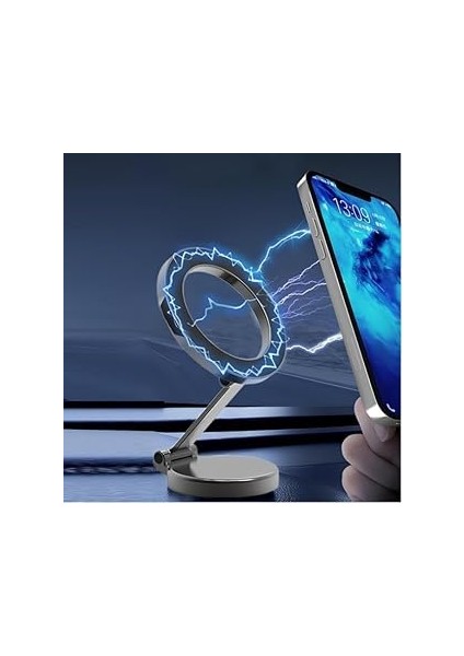Heartz G118 Manẏk Süper Miknatisli 360 Derece Dönebi̇len Içeri̇si̇ndeki̇ Metal Aparatlarla Tüm Ce