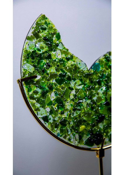 2'li Pekmen Füzyon Yeşil Cam Dekor