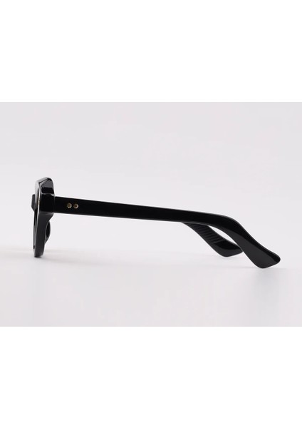 Cısse Eyewear W6032 Kadın Güneş Gözlüğü Siyah Kemik Polerize Cam