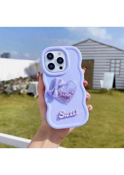 Infinix Hot 40 Kalpli Sweet Kılıf - Mavi