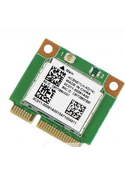 Realtek RTL8723BE WCBN611LH-AD 0C011-00061A00 Wi-Fi Kart