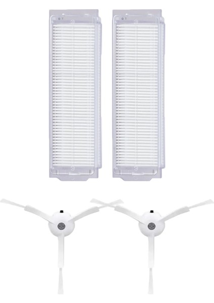 Xiaomi Vacuum Mop 2 Pro (MJST1SHW) Robot Süpürge Uyumlu 4'lü Yedek Parça Seti